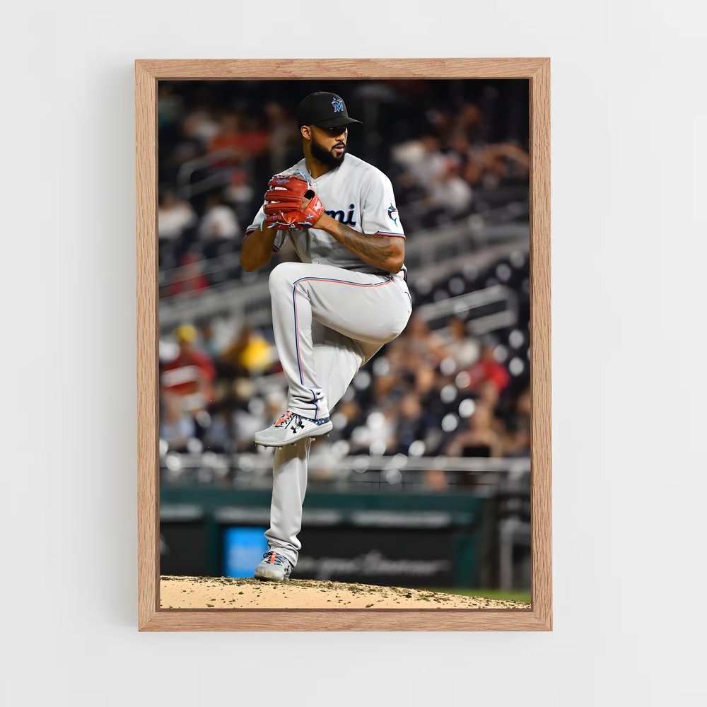 Poster Sandy alcantara – affiche Baseball (vue 4)